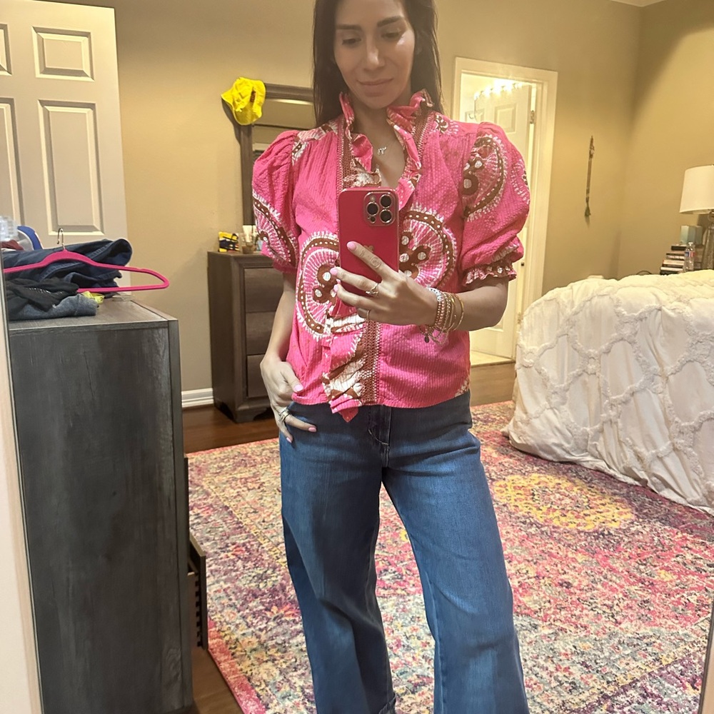 Pink Patterned Jacket - image 1